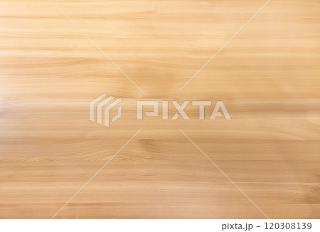 薄茶色のきめ細かい横木目のパイン材の板の背景画像 薄茶色のきめ細かい横木目のパイン材の板の背景画像 120308139