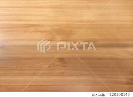 茶色のきめ細かい横木目のパイン材の板の背景画像 120308140