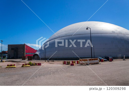 Air supported dome, sports hall in Jatkasaari district of Helsinki, Finland 120309298