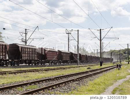railway freight wagon 120310789