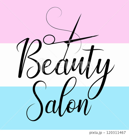 Beauty salon sign and hair salon unique design Beauty salon sign and hair salon unique design 120311467