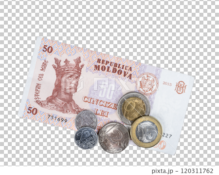 Some banknotes and coins of Moldova Some banknotes and coins of Moldova 120311762