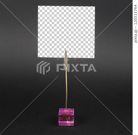 A transparent ticket 120311764