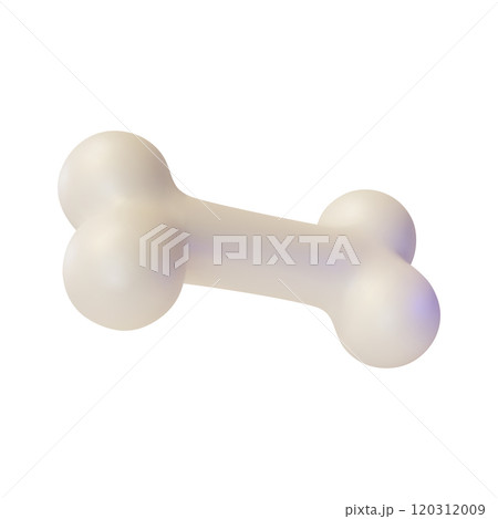 3d Dog Bone Cookie Snack or Puppy Toy Pet Concept Cartoon Design Style Isolated on a White Background. Vector illustration 3d Dog Bone Cookie Snack or Puppy Toy Pet Concept Cartoon Design Style Isolated on a White Background. Vector illustration 120312009