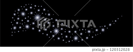 Flying shiny stars, blurry, sparkling Christmas confetti. Shimmering beautiful abstract template. Glittery festive holiday vector background. Flying shiny stars, blurry, sparkling Christmas confetti. Shimmering beautiful abstract template. Glittery festive holiday vector background. 120312028