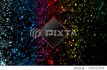 Colorful blots and splatters design abstract background Colorful blots and splatters design abstract background 120312059