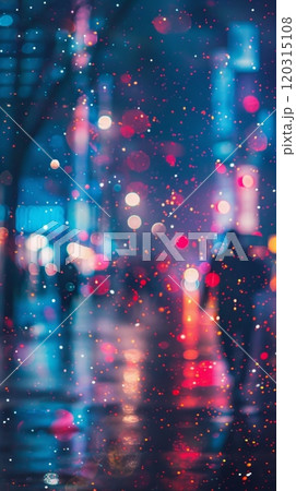 Blurry city scene with rain on glass. Abstract background. Blurry city scene with rain on glass. Abstract background. 120315108