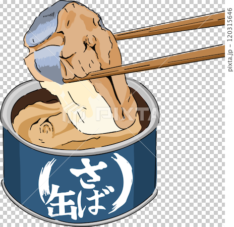 鯖魚罐頭的插圖 120315646