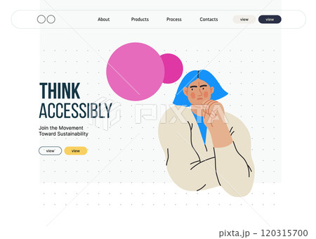Thinking people, modern flat vector concept illustration- woman standing thoughtfully, looking sideways, bubble near head Metaphor for reflection, analysis, introspection, contemplation, deep thought Thinking people, modern flat vector concept illustration- woman standing thoughtfully, looking sideways, bubble near head Metaphor for reflection, analysis, introspection, contemplation, deep thought 120315700