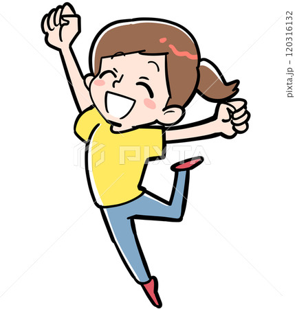 ハイテンションな女性 120316132