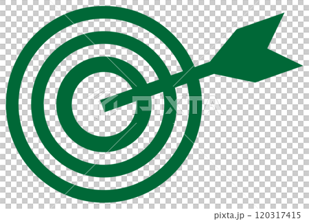 Target icon green 120317415