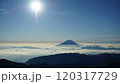 北岳山頂から見た富士山2 120317729