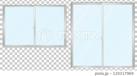 銀色推拉窗 2 種套裝 銀色推拉窗 2 種套裝 120317969