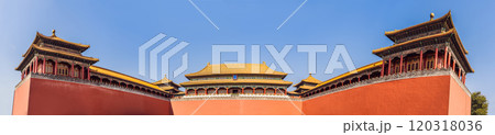 Ancient royal palaces of the Forbidden City in Beijing,China 120318036