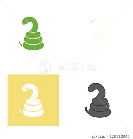 巳イラスト 巳イラスト 120318043