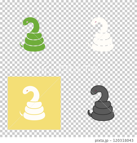 巳イラスト 巳イラスト 120318043