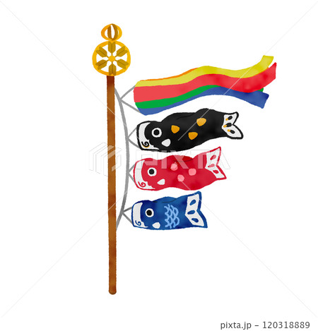 水彩こいのぼり 水彩こいのぼり 120318889