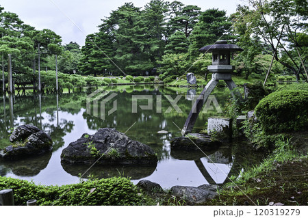 緑が美しい兼六園の夏 緑が美しい兼六園の夏 120319279