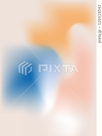 青と黄色とピンクのレトロなグラデーション背景 120319542