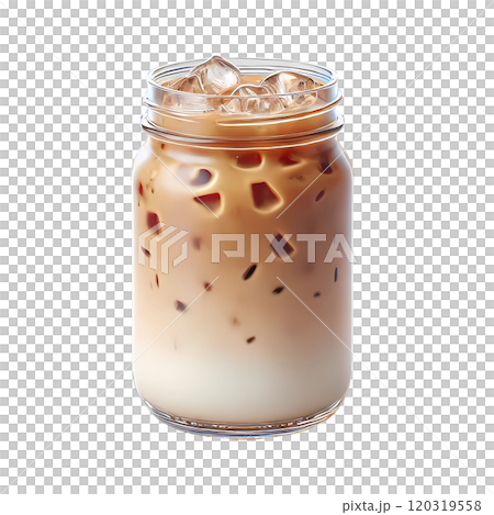 ice coffee in the jar glass 120319558