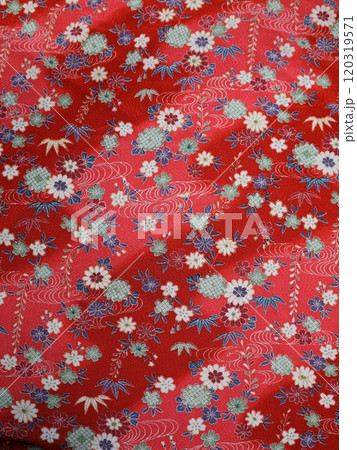 伝統の和柄生地 120319571