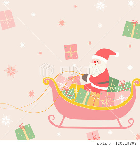 Merry Christmas and Happy New Year greeting card, vector illustration. Merry Christmas and Happy New Year greeting card, vector illustration. 120319808