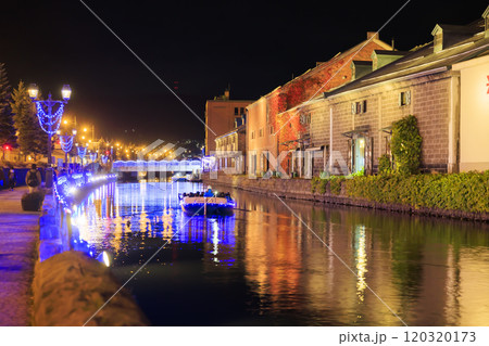 小樽運河の輝き～11月の夜を彩るイルミネーション～ 120320173
