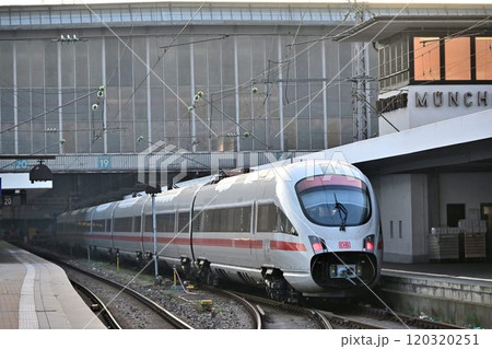 南ドイツ最大の駅　ミュンヘン中央駅の朝　次々に発着する電車 120320251