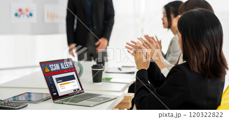 Cyber security software show alert of cyber attack for protection snugly Cyber security software show alert of cyber attack for protection snugly 120322822