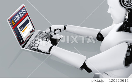 Cyber security software show alert of cyber attack for protection snugly 120323612