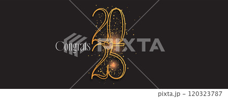Congrats on the beautiful 2025 Illustration design Congrats on the beautiful 2025 Illustration design 120323787