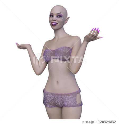 女性エイリアン 120324832