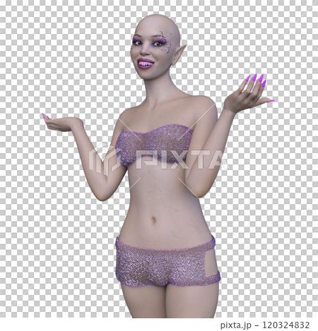 女性エイリアン 120324832