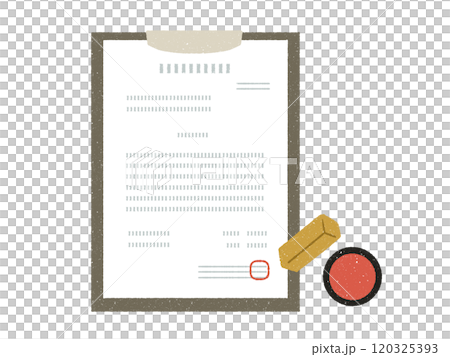 文件和印章 120325393