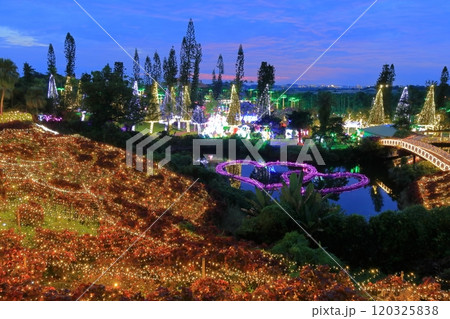 【沖縄県】東南植物楽園の南国イルミネーション（美らヤシパークオキナワ） 120325838