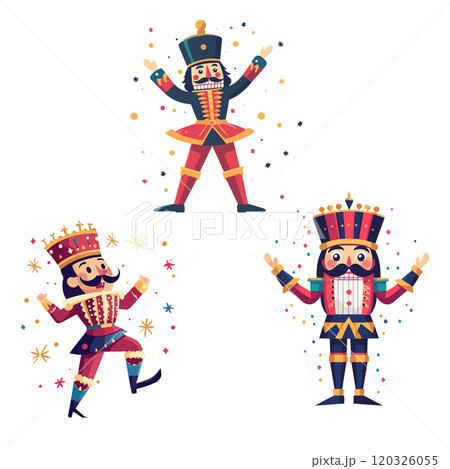 Festive Nutcracker Character Set Festive Nutcracker Character Set 120326055