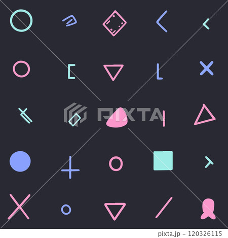 Abstract Geometric Shapes Pattern 120326115