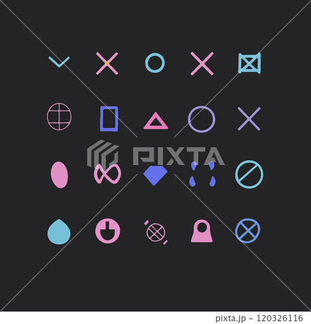 Abstract Geometric Shapes Pattern 120326116