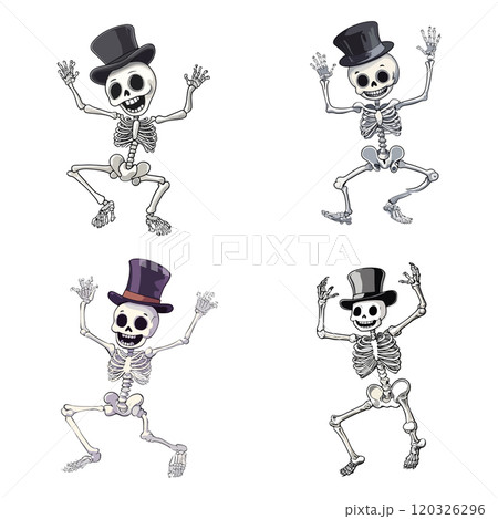 Dancing Skeletons with Top Hats Dancing Skeletons with Top Hats 120326296