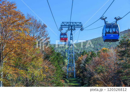 秋の蔵王スカイケーブル 秋の蔵王スカイケーブル 120326812