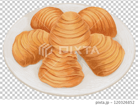 Sfogliatelle in pixel art style 120326852