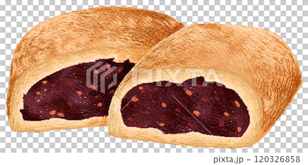 Fig rolls in pixel art style Fig rolls in pixel art style 120326858