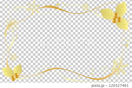 聖誕可愛插畫背景框架 120327461