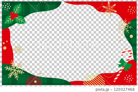 Christmas cute illustration background frame 120327468