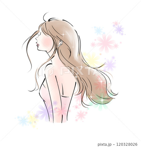 女性　髪質改善　さらさら 120328026