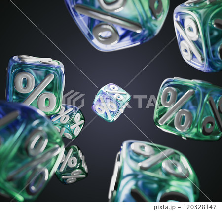 3d black friday sale background with falling glass hologram cubes render. Crystal light holographic block, flying square box with green blue gradient and white percentage discount. 3D illustration 3d black friday sale background with falling glass hologram cubes render. Crystal light holographic block, flying square box with green blue gradient and white percentage discount. 3D illustration 120328147