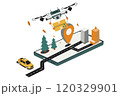 Drone Delivery with Map 120329901