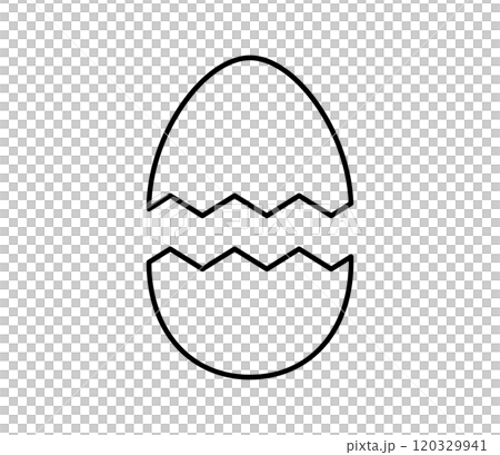 破碎的蛋殼圖向量 破碎的蛋殼圖向量 120329941