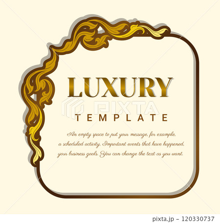 Ornate frame vintage, text box retro style  for design of invitations, frames, menus, labels and websites. Ornate frame vintage, text box retro style  for design of invitations, frames, menus, labels and websites. 120330737