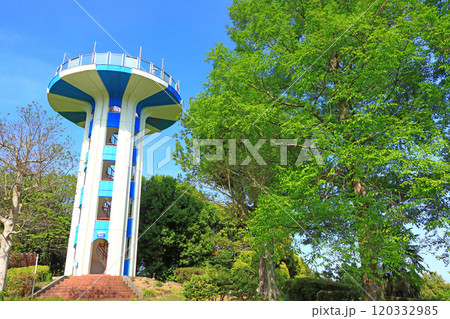 愛知県西尾市、愛知こどもの国展望台の風景 愛知県西尾市、愛知こどもの国展望台の風景 120332985